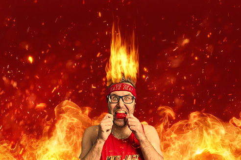 Mike Jack Eats Heat! World Chilli Pepper Eating Champion, Guinness World Records, Spicy Challenges, Competitive Eating, Hot Sauce.